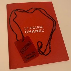 Chanel Le Rouge Visitor Necklace Tag